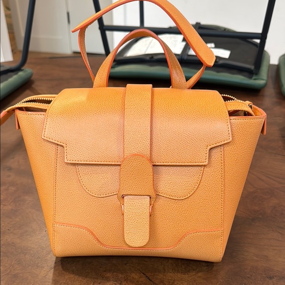 Senreve Handbags - Orange pebbled leather Senreve Mini Maestra bag